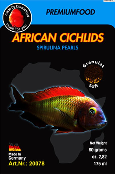 African cichlid spirulina pearls 80g