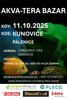 Vstupenka na Slovácký Akva-tera bazar Kunovice 11.10.2025