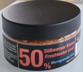 Freshwater Crab 50% microgranulat soft 45g