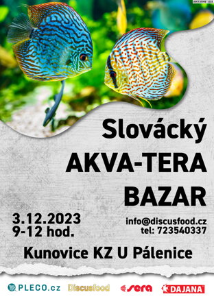 Vstupenka na Slovácký Akva-tera bazar Kunovice 1.10.2024