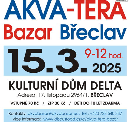 Vstupenka na Akva Tera Bazar Břeclav