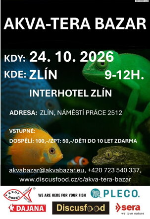 Vstupenka na Akva Tera Bazar Zlín