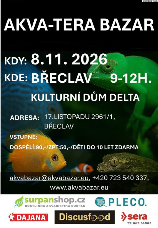 Vstupenka na Akva Tera Bazar Břeclav