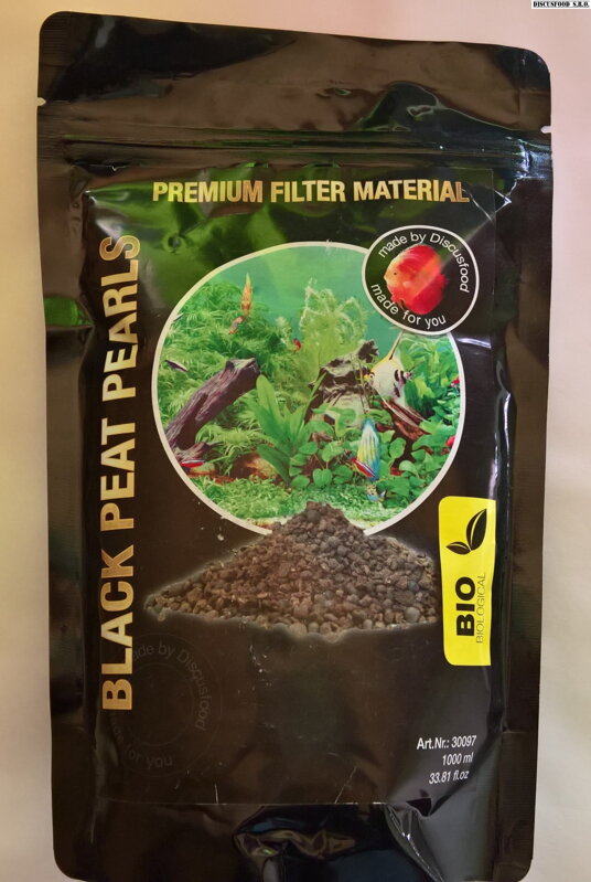 Black peat Pearls-černá rašelina